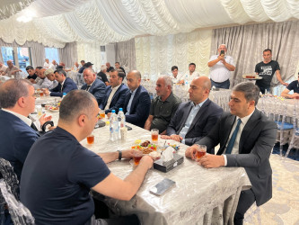 Niyazi Bayramov Milli Qəhrəman Natiq Qasımovun anasının yas mərasimində iştirak edib