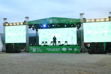 Niyazi Bayramov IV Milli Yaylaq Festivalında iştirak edib