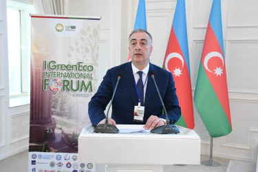 Gəncədə “I Yaşıl İqtisadiyyat” Beynəlxalq Forumu keçirilib