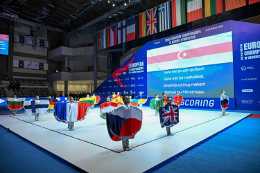 Gəncədə aerobika gimnastikası üzrə böyüklər arasında 14-cü Avropa çempionatı başlayıb