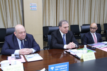 Niyazi Bayramov Çindaoda bərk məişət tullantılarının emalı müəssisəsi ilə tanış olub