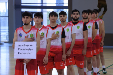 Gəncədə universitetlərarası basketbol yarışının açılış mərasimi keçirilib