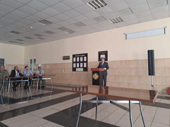 Gəncədə N saylı hərbi hissədə 15 İyun – Milli Qurtuluş Gününə həsr olunmuş tədbir keçirilib