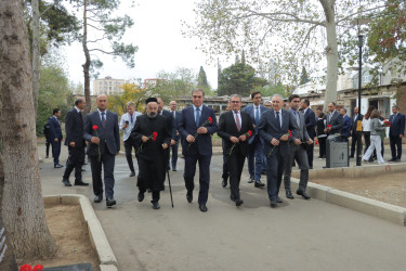 Gəncədə Vətən müharibəsi zamanı şəhid olan mülki vətəndaşların xatirəsi anılıb