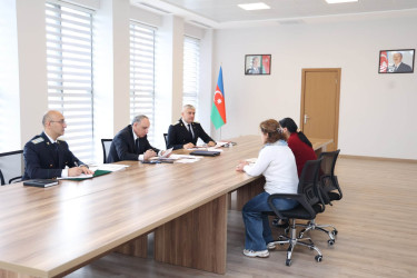 Baş prokuror Gəncə şəhərində vətəndaşları qəbul edib