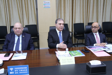 Niyazi Bayramov Çindaoda bərk məişət tullantılarının emalı müəssisəsi ilə tanış olub