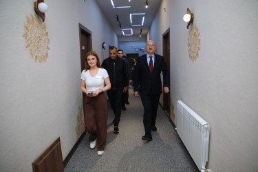 Gəncədə yeni istifadəyə verilən hotelə baxış keçirilib