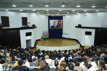 Gəncədə Dövlət Suverenliyi Gününə həsr olunmuş tədbir keçirilib