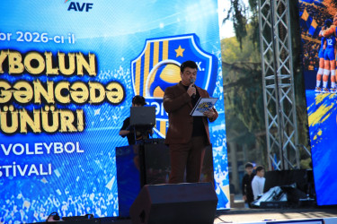 Gəncədə ilk dəfə voleybol festivalı keçirilib