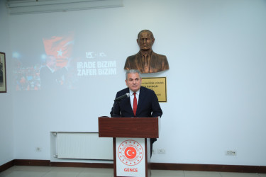 Gəncədə 15 İyul – Demokratiya və Milli Birlik Günü münasibətilə “İradə Bizim Zəfər Bizim" mövzusunda anım tədbiri keçirilib