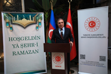 Gəncədə Azərbaycan və Türkiyəli tələbələr üçün iftar süfrəsi təşkil olunub