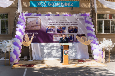 Sənaye və Texnologiyalar üzrə Gəncə Dövlət Peşə Təhsil Mərkəzində "Məzun Günü" qeyd olunub