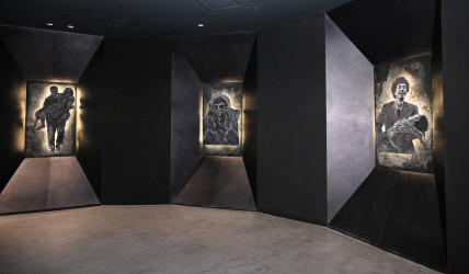 İlham Əliyev Gəncə Memorial Kompleksinin açılışında iştirak edib