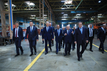 Belarus nümayəndə heyəti Gəncə Avtomobil Zavodunda olub