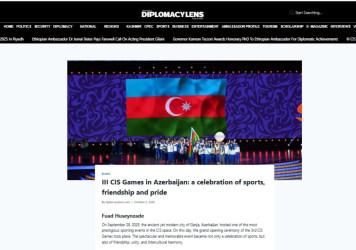 III MDB Oyunları dünya mediasında: Azərbaycanın uğurlu təşkilatçılığı təqdir olunub