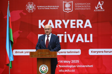 Azərbaycan Texnologiya Universitetində Karyera Festivalının açılış mərasimi keçirilib