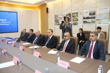 Gəncənin nümayəndə heyəti tərəfindən Çindao şəhərinin beynəlxalq dostluq xiyabanında ağac əkilib