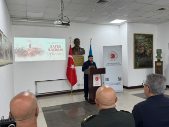Gəncədə Türkiyənin 30 Avqust – Zəfər Bayramı Günü münasibətilə tədbir keçirilib