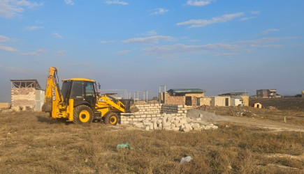 Gəncədə qanunsuz tikintilərlə bağlı aparılan monitorinqlər davam edir