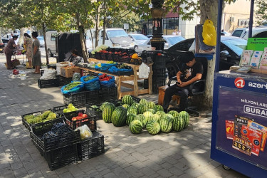 Gəncədə pərakəndə ticarət hallarının geniş yayıldığı ərazilərdə reydlər davam etdirilir