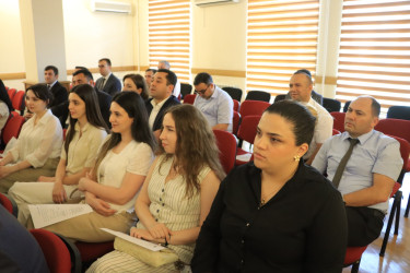 Gəncədə dövlət qulluqçuları üçün təlimlər keçirilib