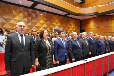 Gəncədə Heydər Əliyev: “Azərbaycanın suverenliyi və müstəqilliyi xalqımızın azad ruhunun təcəssümüdür” mövzusunda konfrans keçirilib