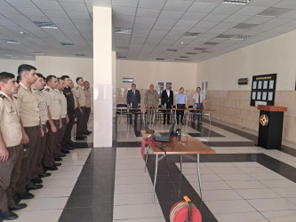 Gəncədə N saylı hərbi hissədə 15 İyun – Milli Qurtuluş Gününə həsr olunmuş tədbir keçirilib