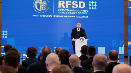 Niyazi Bayramov Tbilisidə keçirilən XVI Regional Dayanıqlı İnkişaf Forumunun açılış mərasimində iştirak edib