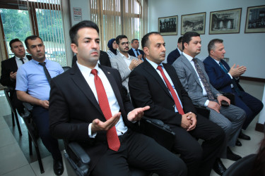 Gəncədə 15 İyul – Demokratiya və Milli Birlik Günü münasibətilə “İradə Bizim Zəfər Bizim" mövzusunda anım tədbiri keçirilib