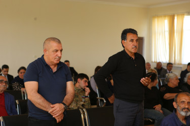 Niyazi Bayramov 3 nömrəli tam orta məktəbdə vətəndaşlarla görüş keçirib