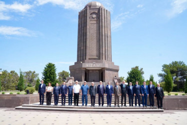 Özbəkistan Respublikasının Baş prokurorunun rəhbərlik etdiyi nümayəndə heyəti Gəncədə olub