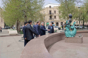 Niyazi Bayramov şəhərdə aparılan abadlıq, quruculuq və əsaslı təmir işləri ilə yerində tanış olub