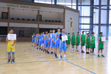 Gəncədə universitetlərarası basketbol yarışının açılış mərasimi keçirilib