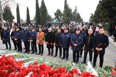 Gəncədə 20 Yanvar – Ümumxalq Hüzn Gününün 35-ci ldönümü ilə əlaqədar olaraq anım mərasimi keçirilib