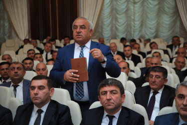 Gəncədə “Yanğınlara qarşı qabaqlayıcı tədbirlərin səmərəliliyinin artırılması” mövzusunda regional müşavirə keçirilib