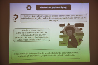 Gəncədə “Hüquqlarınla parla!” layihəsi çərçivəsində məktəblilərlə görüş keçirilib