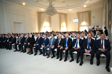 Gəncədə Yeni Azərbaycan Partiyasının yaradılmasının 33-cü ildönümünə həsr olunmuş tədbir keçirilib