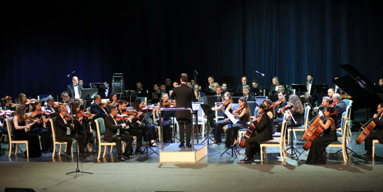 Gəncədə Çukurova Dövlət Simfonik Orkestri və Niyazi adına Dövlət Simfonik Orkestrinin birgə konserti keçirilib