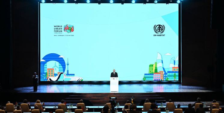 Prezident İlham Əliyev Bakıda Ümumdünya Şəhərsalma Forumunun 13-cü Sessiyasının (WUF13) açılış mərasimində iştirak edir