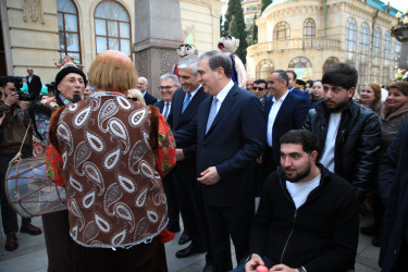 Gəncədə İlaxır çərşənbə və Novruz bayramı qeyd olunub