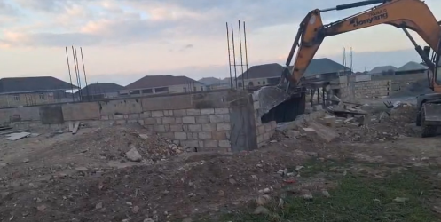 Gəncədə daha bir neçə qanunsuz tikintinin qarşısı alınıb