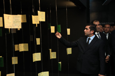 Gəncə Memorial Kompleksində mülki şəhidlərin xatirəsi yad olunub