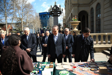 Gəncədə İlaxır çərşənbə və Novruz bayramı qeyd olunub