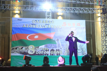 Gəncədə Zəfər Gününə həsr olunmuş möhtəşəm konsert proqramı keçirilib