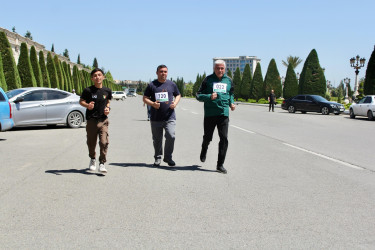 Gəncədə Ulu Öndər Heydər Əliyevin 102 illiyinə həsr edilmiş "III Əzm Marafonu" keçirilib