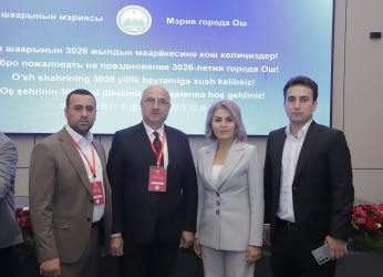 Gəncənin nümayəndə heyəti Qırğızıstanın Oş şəhərinə səfər edib