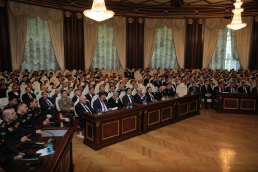 Gəncədə “Yanğınlara qarşı qabaqlayıcı tədbirlərin səmərəliliyinin artırılması” mövzusunda regional müşavirə keçirilib