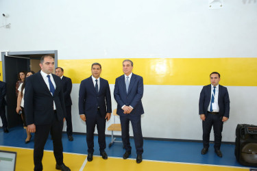 Niyazi Bayramov müəllimlərin sertifikatlaşdırma prosesinin test imtahanı mərhələsini izləyib