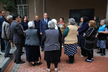 Niyazi Bayramov şəhərin bir sıra ərazilərində görülən abadlıq işlərinə baxış keçirib