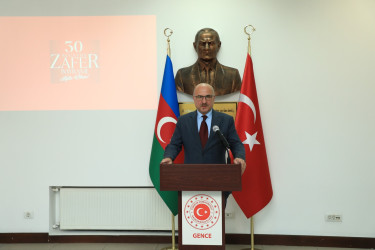 Gəncədə 30 Avqust - Türkiyənin Zəfər Bayramı Günü qeyd olunub